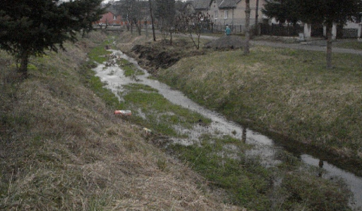 Čistenie obecného potoka 